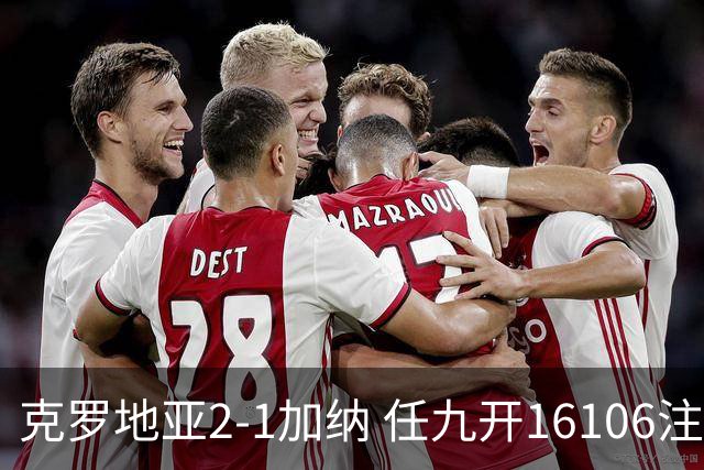 克罗地亚2-1加纳 任九开16106注914元